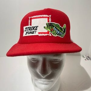 Vintage strike zone screen star snapback hat